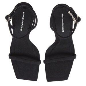 Alexander Wang Julie Logo Letters Sandal Lycra Gently Used Size 41 Authentic